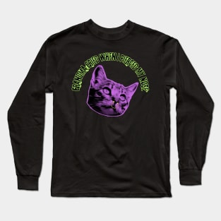 Punk Cat Piercing Long Sleeve T-Shirt